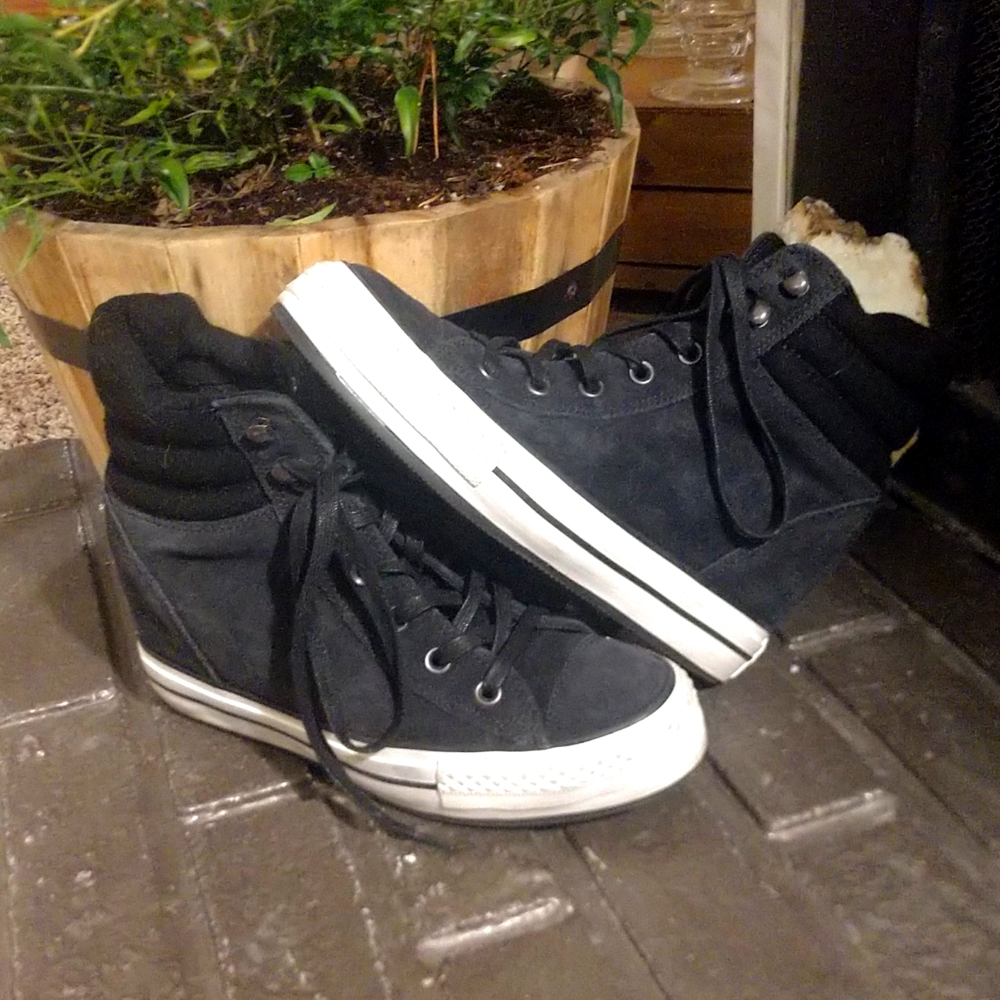 Converse High Top Wedge Sneakers